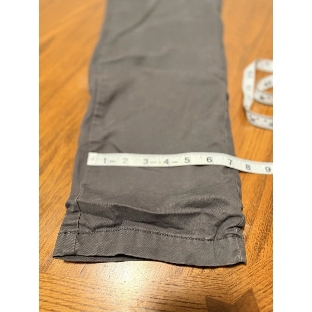 Eddie Bauer Pants Womens 12 Gray Legend‎ Wash Boyfriend Relaxed Flannel Lined